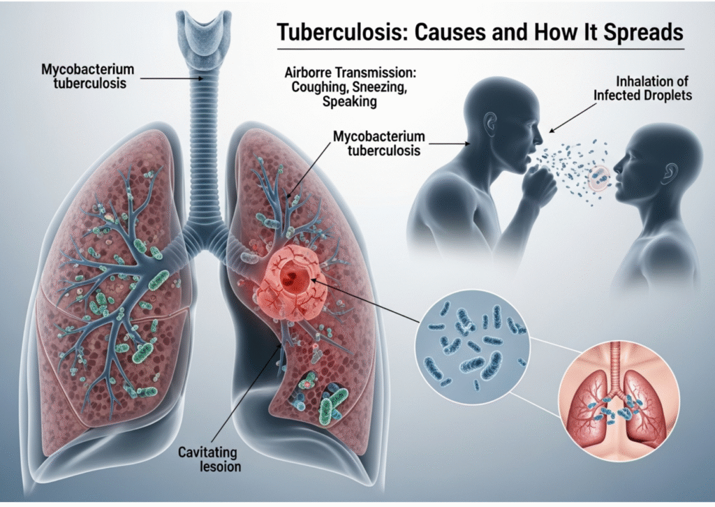Tuberculosis: Causes and How It Spread